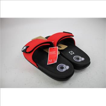 Nike Offcourt Adjust Slides, Red/Black, Men's Size 12