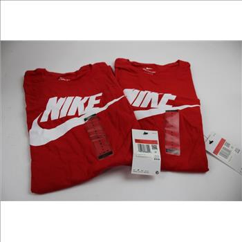 Nike Orange, White, Red, Large T-Shirts, 4 Pieces