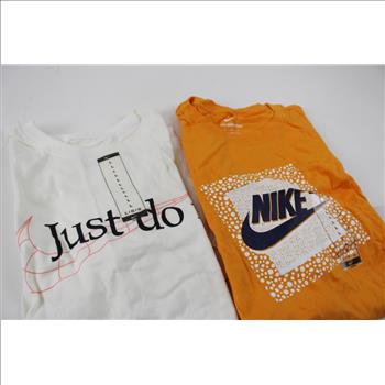 Nike Orange, White, Red, Large T-Shirts, 4 Pieces