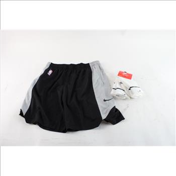 Nike Spurs Shorts & Snkr Sox, 2 Pieces