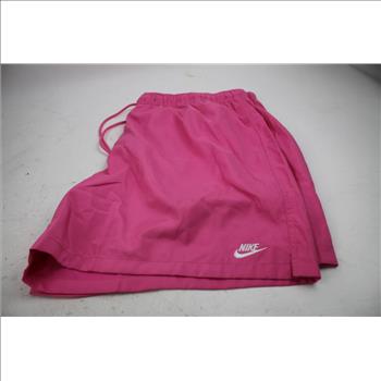 Nike Standard Fit Above Knee Length Shorts, Pink, XXL