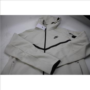 Nike Tech Fleece Windrunner Off-White Full-Zip Hoodie, Medium