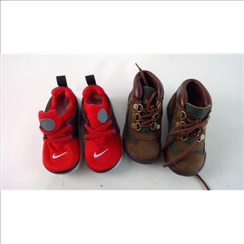 Nike & Timberland Kid's Shoes, 4 Pieces