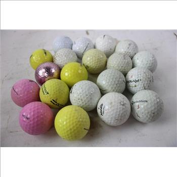 Nike, Wilson, And More Assorted Golf Balls, 20+ Pieces