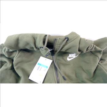 Nike Zip Up Hooded Sweatshirt, Size M
