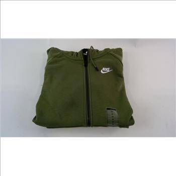 Nike Zip Up Hooded Sweatshirt, Size M