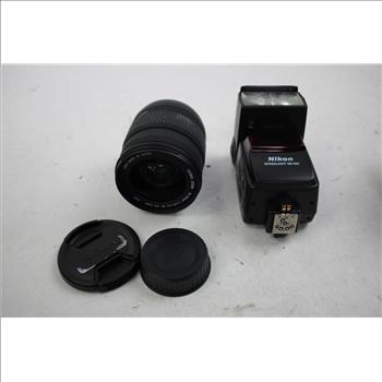 Nikon 18-50mm Macro Lens & Nikon SB-600 Speedlight Flash 2 Pieces