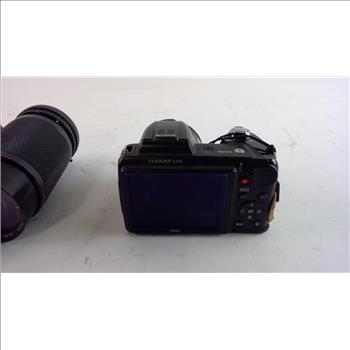 Nikon Coolpix L110 Camera & Soligor Vintage Lenses, 3 Pieces