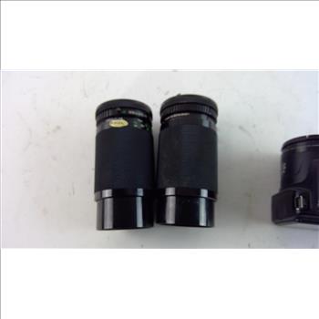 Nikon Coolpix L110 Camera & Soligor Vintage Lenses, 3 Pieces