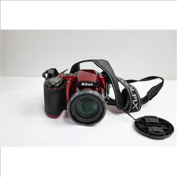Nikon Coolpix L830 Digital Camera, Red