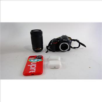 Nikon D3500 Camera And More, 4 Pieces