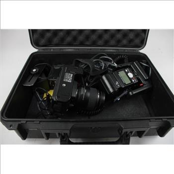 Nikon D8 Digital Camera, Sold For Parts And Accs In Hard Case