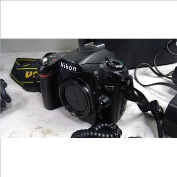 Nikon D80 Digital Camera With Speedlight Flashes, Lenses And More In Quantaray Pro Bag