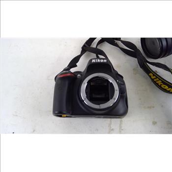Nikon SLR Camera And More 3 Pieces