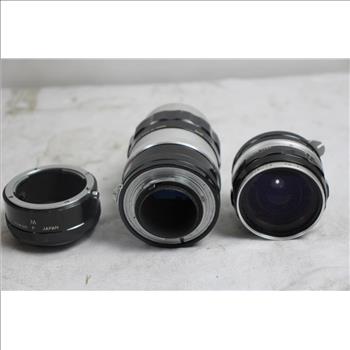 Nikon Vintange Case, Some Lens And Accesories