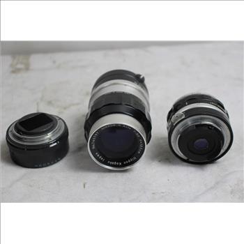 Nikon Vintange Case, Some Lens And Accesories