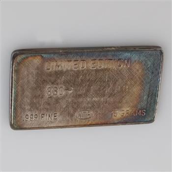 Nine Twenty Five, Inc Horizon Airlines Fine Silver 15 Grams Troy Bar/ With COA