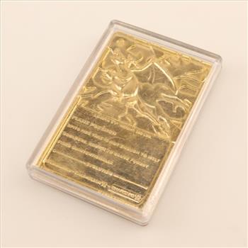 Nintendo 1999 Charizard Metal Trading Card