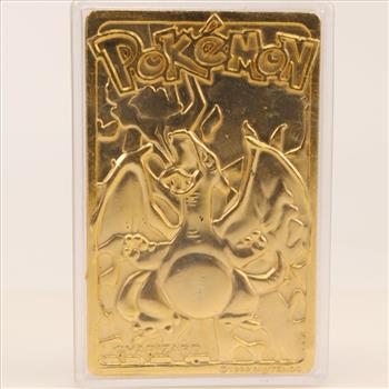 Nintendo 1999 Charizard Metal Trading Card