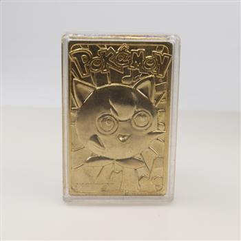 Nintendo 1999 Pokemon Jiggly Puff Metal Trading Card