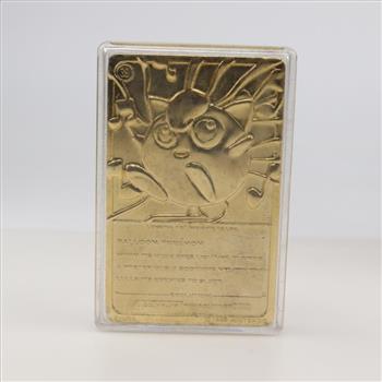 Nintendo 1999 Pokemon Jiggly Puff Metal Trading Card