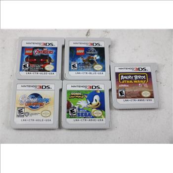 Nintendo 3DS XL And 5 Games