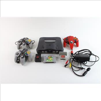 Nintendo 64 Console With Accessories