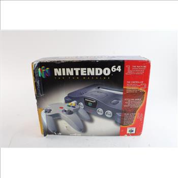 Nintendo 64 Console With Games