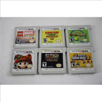 Nintendo DS New Super Mario Bros Game, Nintendo 3DS Super Mario 3Dland, And More, 13+ Pieces