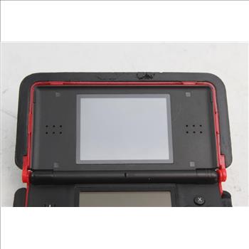 Nintendo DS Portable Gaming System - Red With Black Nerf Cover