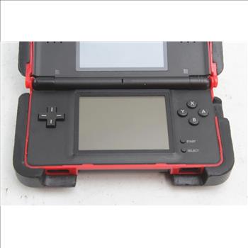 Nintendo DS Portable Gaming System - Red With Black Nerf Cover