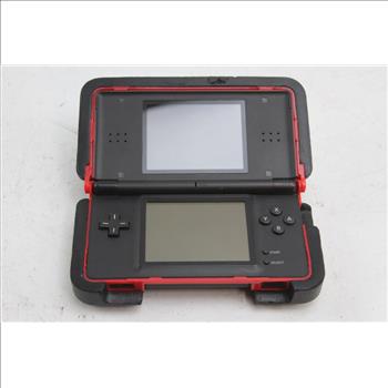 Nintendo DS Portable Gaming System - Red With Black Nerf Cover