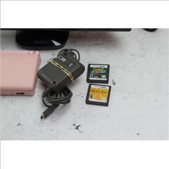 Nintendo Ds With Games, Xbox 360 Kinect 5 Pieces