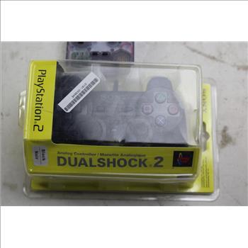 Nintendo Game Boy Color With Pokemon Yellow Game Cartridge & A Sony PS2 DualShock 2 Controller; 3 Pieces