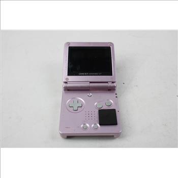 Nintendo Gameboy Advance SP, Light Pink With Candy Land Game