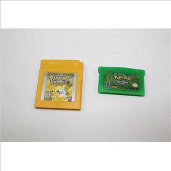 Nintendo Gameboy Color & Game Boy Advance Sp W/2 Pokemon Games; 4 Pieces