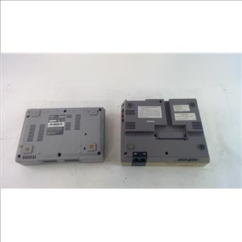 Nintendo NES And Sony Playstation Consoles