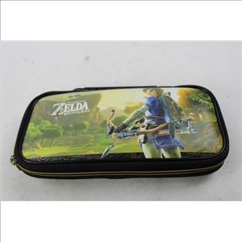 Nintendo Switch And Games In Case