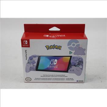 Nintendo Switch Full-Size Controller For Handheld Mode + Game