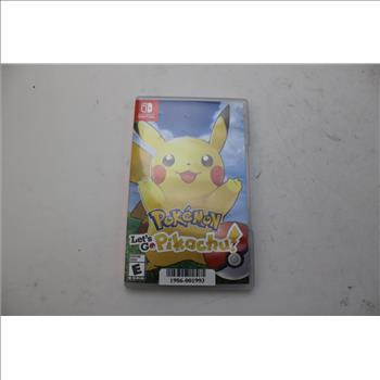 Nintendo Switch Game Pokemon Let's Go Pikachu!