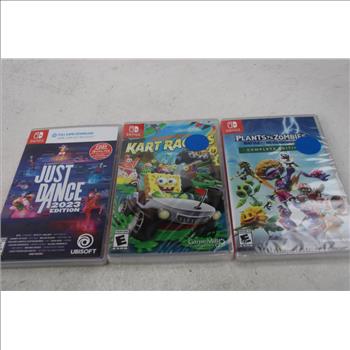 Nintendo Switch Games, 3 Pieces