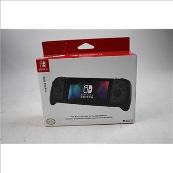 Nintendo Switch Split Pad Pro Full-Size Controller For Handheld Mode, Clear Black