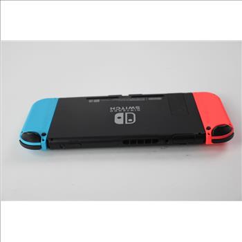 Nintendo Switch V2 With Red & Blue Joycons, And Carrying Case