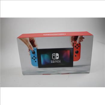 Nintendo Switch With Neon Blue/Red  Joy