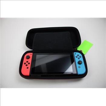 Nintendo Switch With Red/Blue Joy-Cons