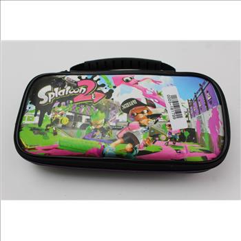 Nintendo Switch Zelda Controllers, Cartridge Cases, Usb Cord, & Splatoon 2 Case; 5 Pieces