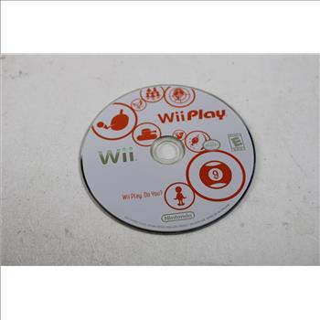 Nintendo Wii Console With Stand, Sensor, Charge Station, And Wii Play Game