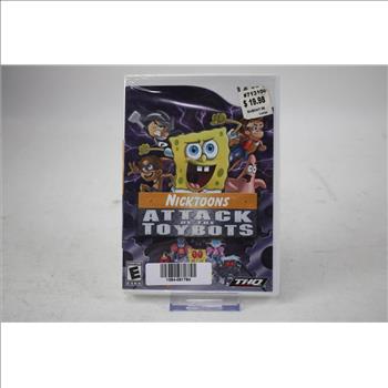 Nintendo Wii Nicktoon Attack Of The Toybots Video Game