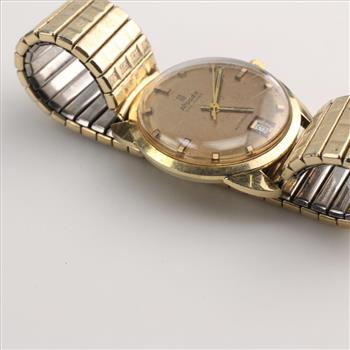 Nivada Watch With 14k Gold Case