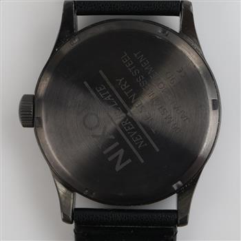 Nixon Sentry Leather Watch